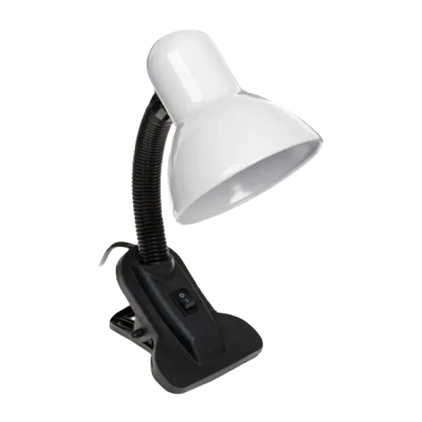 Светильник настольный Старт СТ03 40W 220V E27 прищепка белый