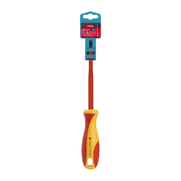 Диэлектрическая отвертка Smartbuy Tools шлицевая SL4x100, до1000В, VDE