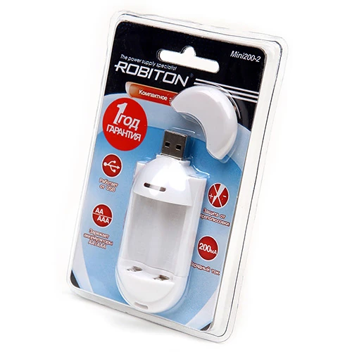 Зарядное устройство ROBITON Mini200-2 BL1 (1/100/200)
