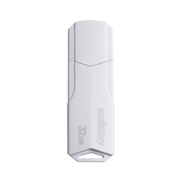 Флеш-накопитель Smartbuy Clue 32GB USB2.0 пластик белый