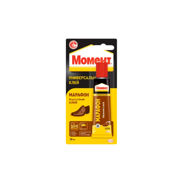 Клей Момент МАРАФОН 30мл специальный водостойкий BL1 (1/25)