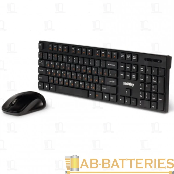 Набор клавиатура+мышь беспроводной Smartbuy 240385AG ONE черный (1/20)