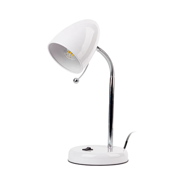 Светильник настольный ЭРА N-116 40W 220V E27 IP20 на основании белый (1/16)
