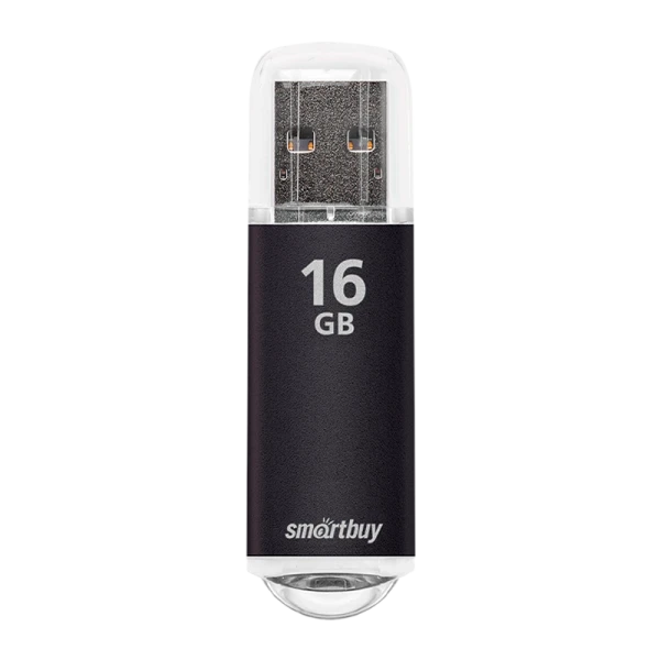 Флеш-накопитель Smartbuy V-Cut 16GB USB2.0 пластик черный
