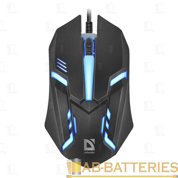 Мышь проводная Defender MB-550 HIT классическая USB черный (1/40)