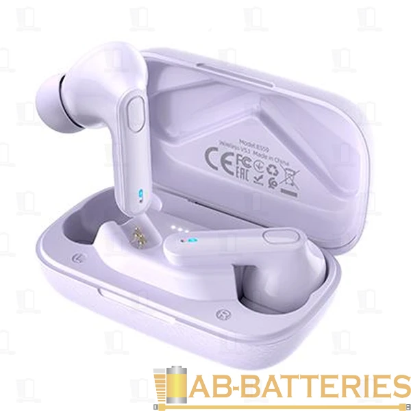 Наушники внутриканальные HOCO ES59 bluetooth 5.1 с микр. фиолетовый (1/87)