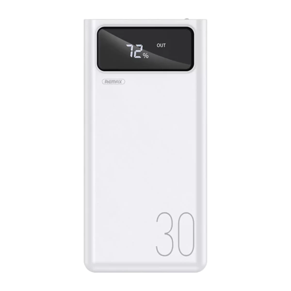 Внешний аккумулятор Remax RPP-112 30000mAh 2.0A 4USB/Lightning/Type-C белый (1/27)