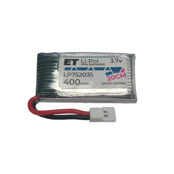 Аккумулятор ET LP752035-20CSM Li-Pol, 3.7В 400мАч