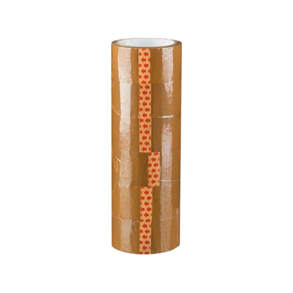 Скотч Noname ПП 48мм*50м 43мкм упаковочный акрил 6шт. коричневый (6/36)