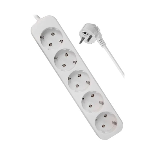 Удлинитель Defender E530 5р.С/З 10A 3.0м белый (1/30)