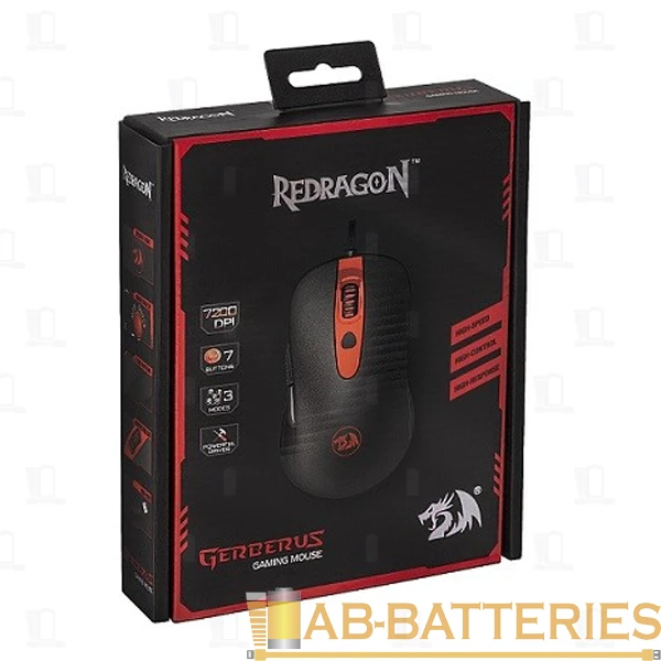 Мышь проводная Redragon Gerderus игровая USB черный (1/40)