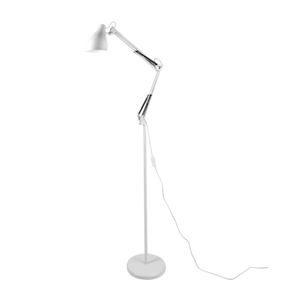Торшер Camelion KD-332 40W 230V IP20 на основании белый (1/4)