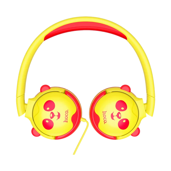 Наушники полноразмерные HOCO W31 с микр. для детей желтый (1/48)