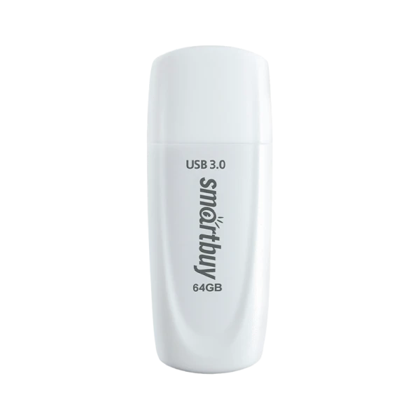 Флеш-накопитель Smartbuy Scout 64GB USB3.0 пластик белый
