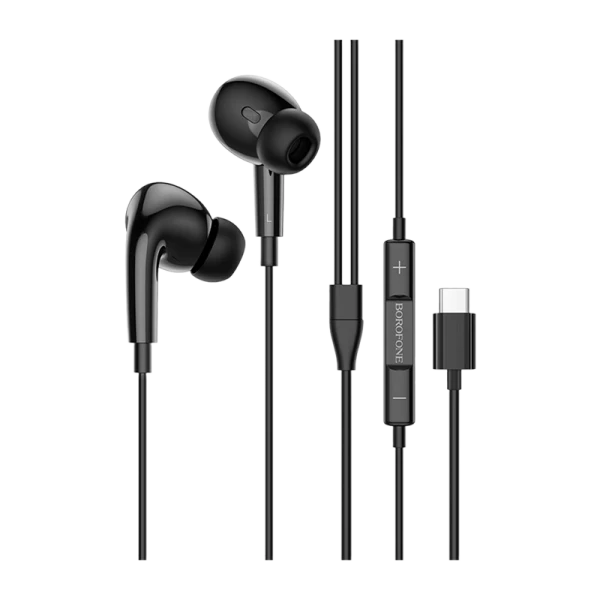 Наушники внутриканальные Borofone BM30 Pro с микр. черный (1/66/264)