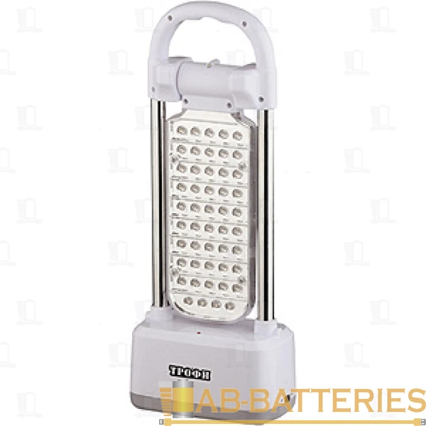 Фонарь туристический Трофи TK49 49LED от аккумулятора IP44 белый (1/24/192)