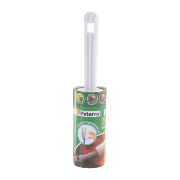 Липкий ролик для чистки одежды, 24 ромбовидных листа, PATERRA (1/50)