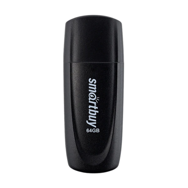 Флеш-накопитель Smartbuy Scout 64GB USB2.0 пластик черный
