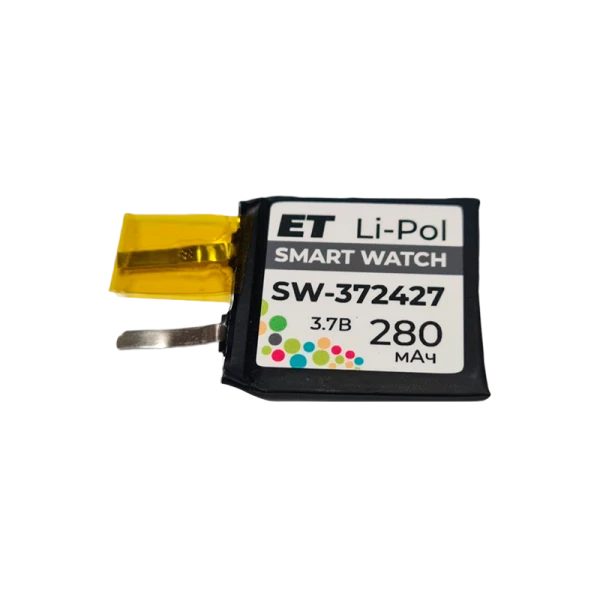 Аккумулятор ET SW-372427 3.8В, 280мАч,&nbsp;&nbsp;для Smart Watch