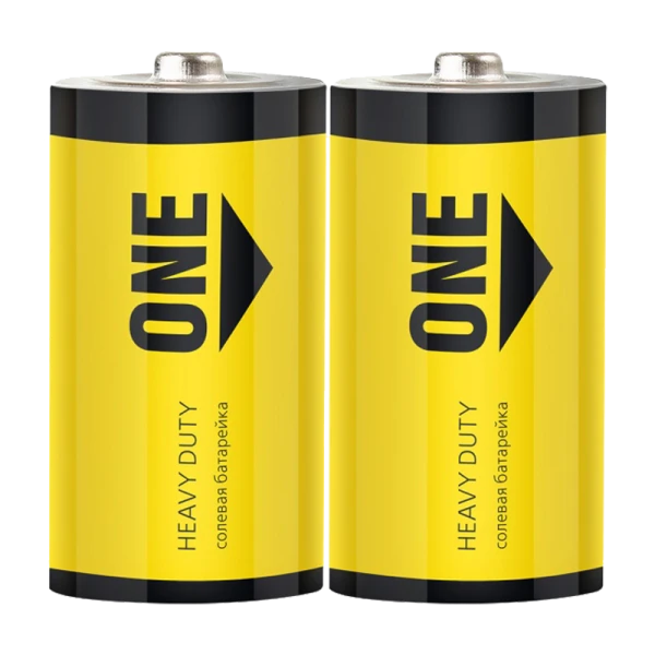 Батарейка Smartbuy ONE ECO R20 D Shrink 2 Heavy Duty 1.5V (2/24/288)
