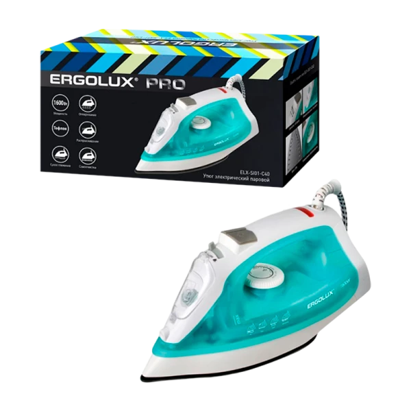 Утюг Ergolux ELX-SI01-C40 1600W голубой