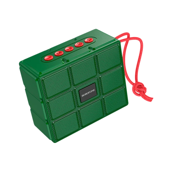 Портативная колонка Borofone BR16 bluetooth 5.1 microSD зеленый (1/80)