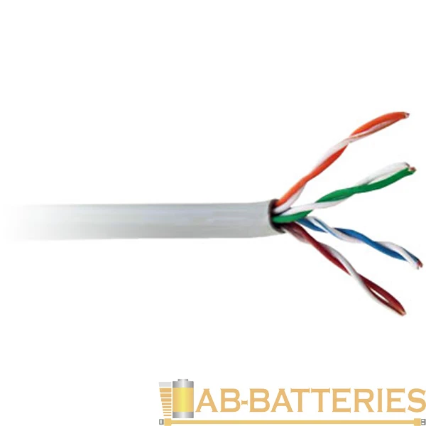 Витая пара Atcom AT3800 UTP CU 305.0м кат.5е серый (1/2)