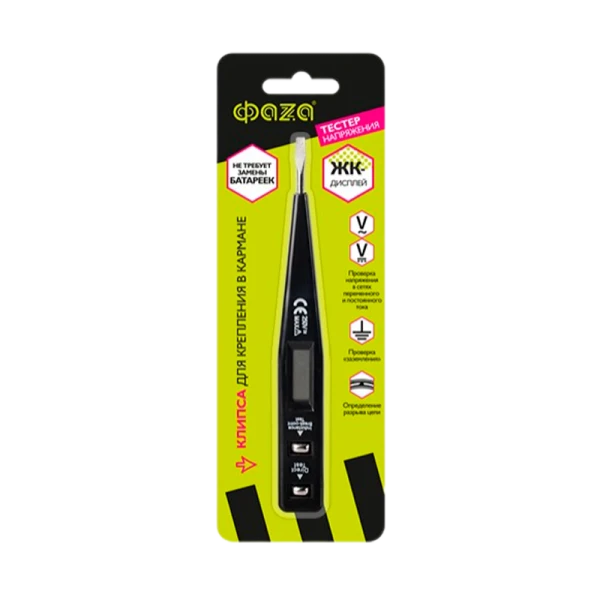 Индикаторная отвертка Фаzа GK31 черный (1/20/200)