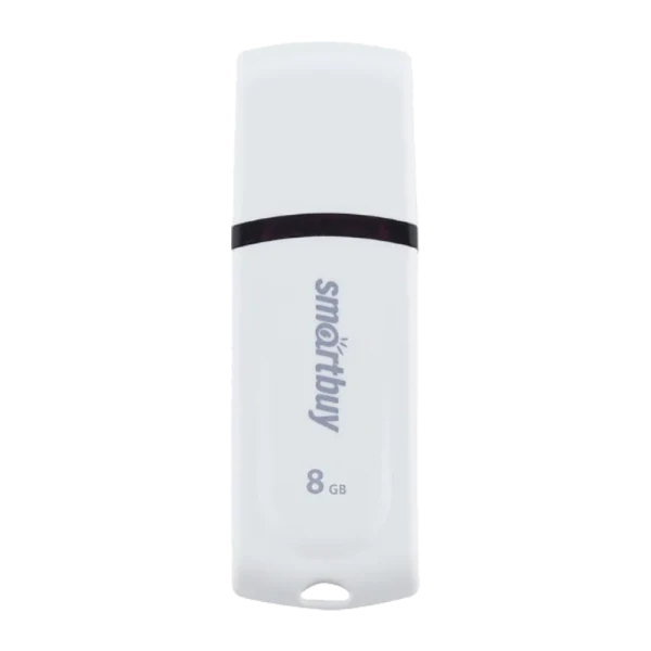 Флеш-накопитель Smartbuy Paean 8GB USB2.0 пластик белый