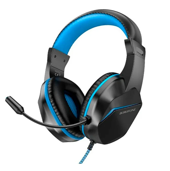 Наушники полноразмерные Borofone BO104 с микр. игровые синий (1/40)