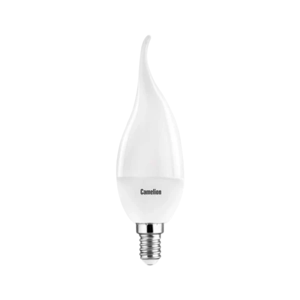 Лампа светодиодная Camelion CW35 E14 5.5W 3000К 172-265V свеча на ветру матовая