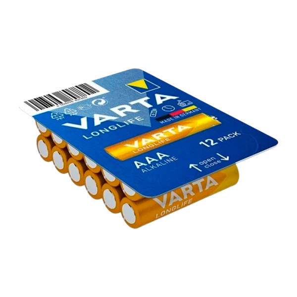 Батарейка Varta LONGLIFE LR03 AAA BOX12 Alkaline 1.5V (4103) (12/288)