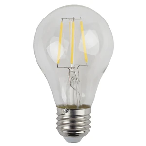 Лампа светодиодная филамент ЭРА A60 E27 5W 4000К 170-265V груша (1/25/50)