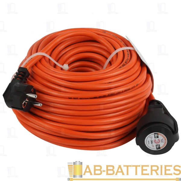 Удлинитель силовой ЭРА UPx 1р.С/З 16A 30.0м ПВС 3x1.5мм² IP44 (1/6/144)