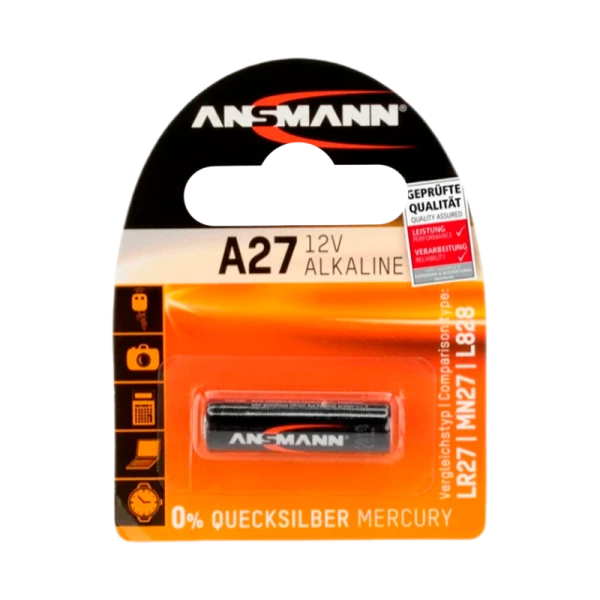 Батарейка ANSMANN&nbsp;&nbsp;A27 BL1 (1/10/480)