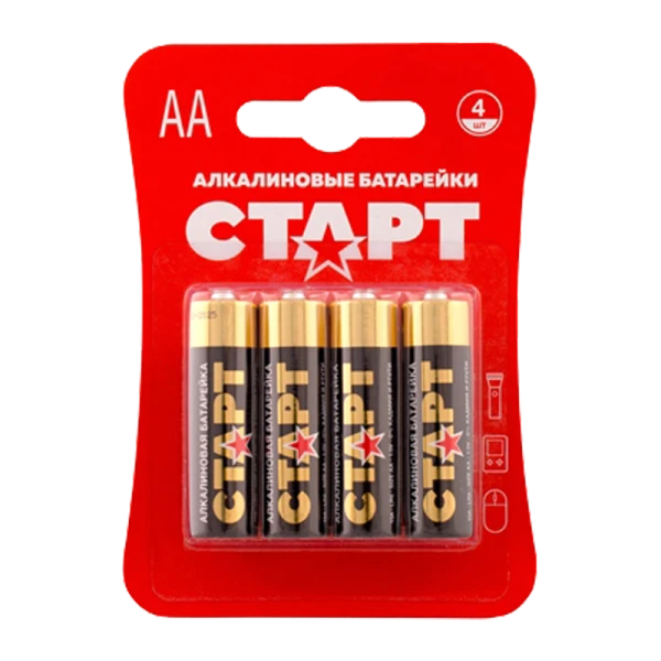 Батарейка Старт LR6 AA BL4 Alkaline 1.5V (4/40/720)