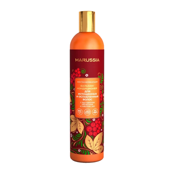 MARUSSIA Бальзам -кондиц.&nbsp;&nbsp;восстанавл. д\ истощен. и ослабленных волос с экстрактом облепихи и масло