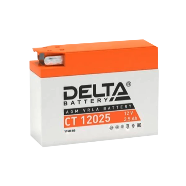 Аккумулятор для мототехники Delta CT 12025 12V 2.5Ah (1/20)