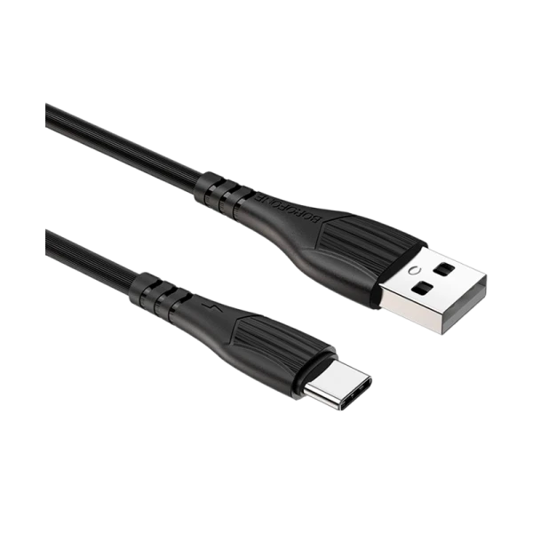 Кабель Borofone BX37 USB (m)-Type-C (m) 1.0м 3.0A ПВХ черный (1/360)