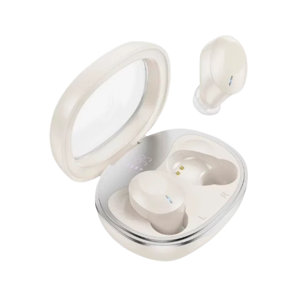 Наушники внутриканальные HOCO EQ3 bluetooth 5.3 с микр. молочный (1/14/140)