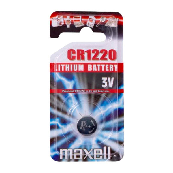 Батарейка Maxell CR1220 BL1 Lithium 3V (1/20/1000)