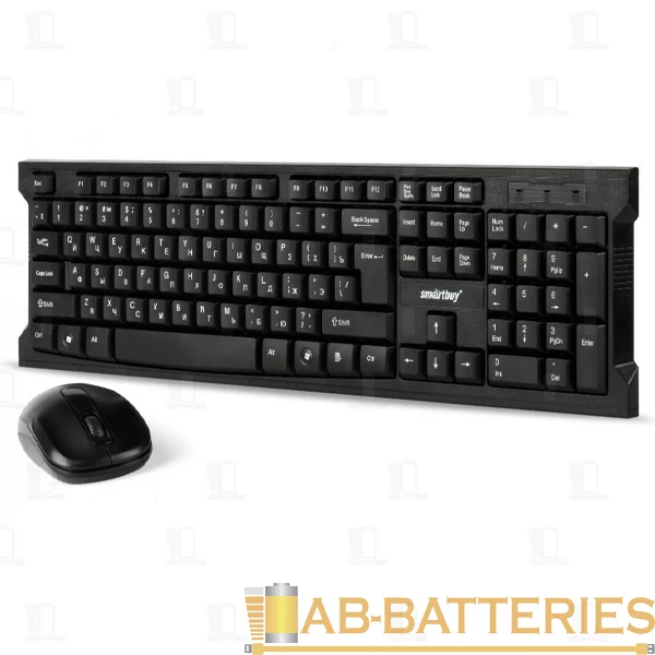 Набор клавиатура+мышь беспроводной Smartbuy 116377AG ONE классическая черный (1/20)