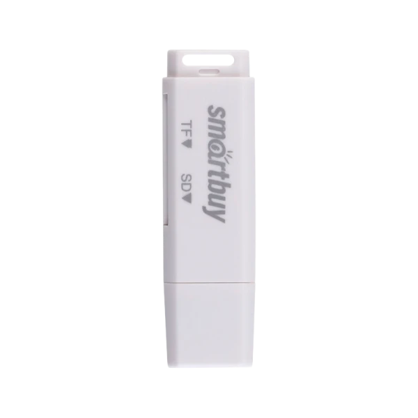 Картридер Smartbuy 715 USB2.0 SD/microSD белый