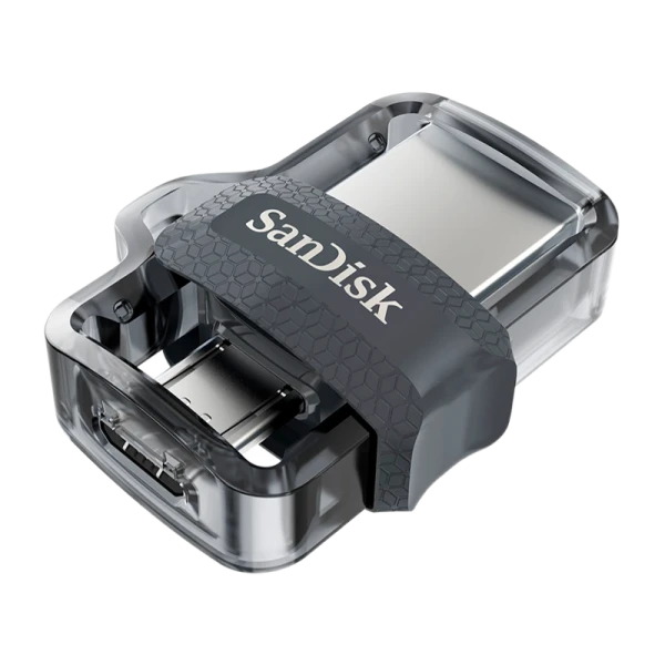 Флеш-накопитель SanDisk Ultra Android Dual Drive DD3 64GB USB3.0 microUSB (m) пластик черный