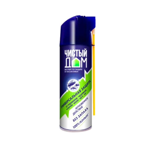 Аэрозоль Чистый дом 150мл универсальный с двойным распылением (1/24)