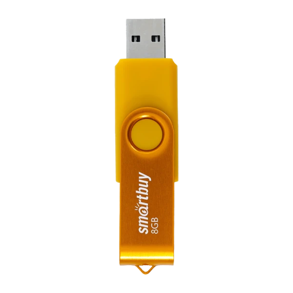 Флеш-накопитель Smartbuy Twist 8GB USB2.0 пластик желтый