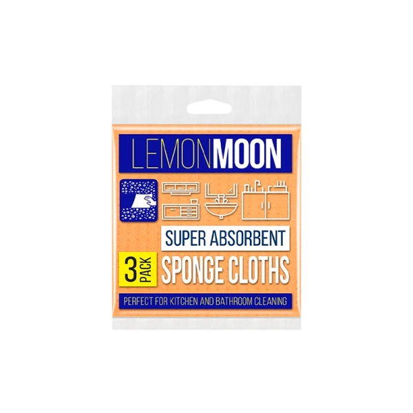 Салфетка Lemon Moon 15x15см целлюлоза 3шт. (1/36)