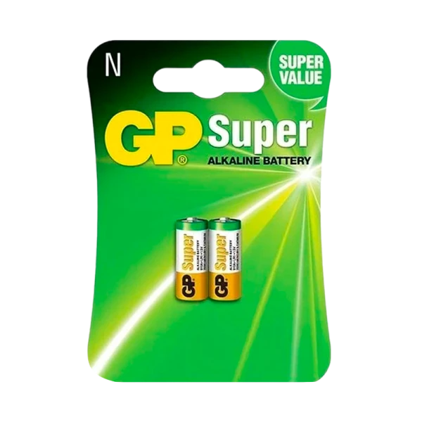 Батарейка GP Super LR1 N BL2 Alkaline 1.5V (2/20/160) R