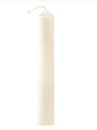 Свеча хозяйственная, диаметр 2,5 см, высота 18 см, высший сорт, время горения 8 ч (1/160)