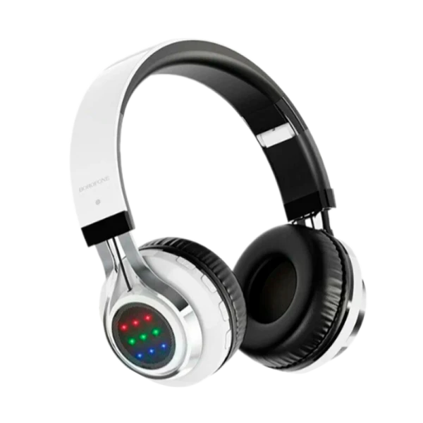 Наушники полноразмерные Borofone BO8 bluetooth 5.0 с микр. белый (1/12/36)